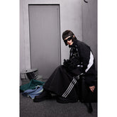 Unisex Jacket Vintage Sports Jacket Men's and Women's Patchwork Stand-up Collar Jacket